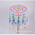 polyester towel print round table cloth used